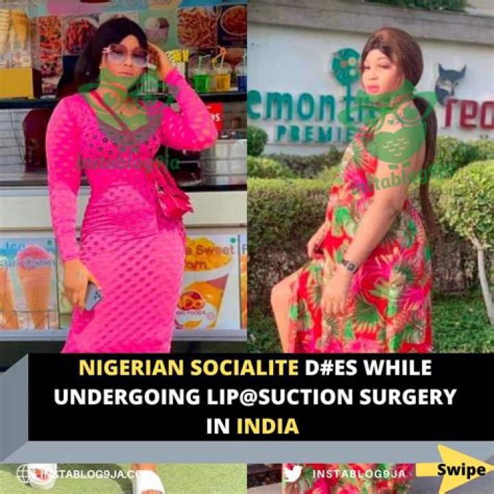 
Amelia Pounds, Popular Nigerian Socialite Dies While Undergoing Liposuction Surgery In India 
