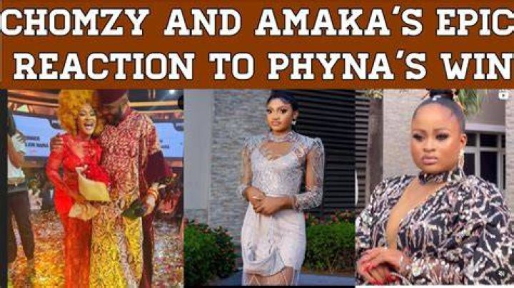 
Chomzy Congratulates Phyna On Her Win. 