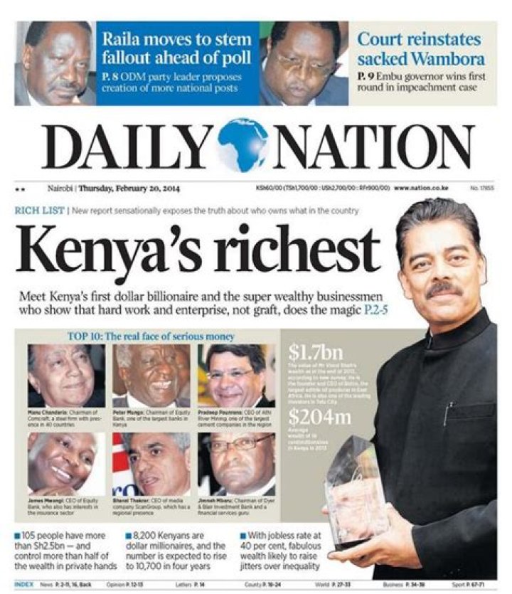 Daily Nation Newspaper Kenya And Facts About Nation Media Group