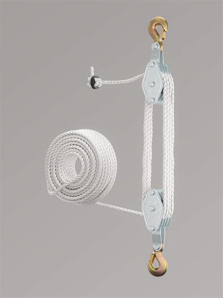 How to make a pulley system to lift heavy objects