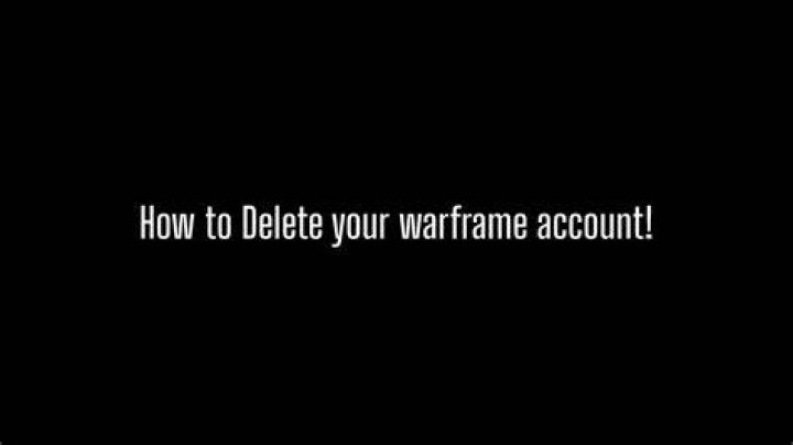 How to reset warframe account