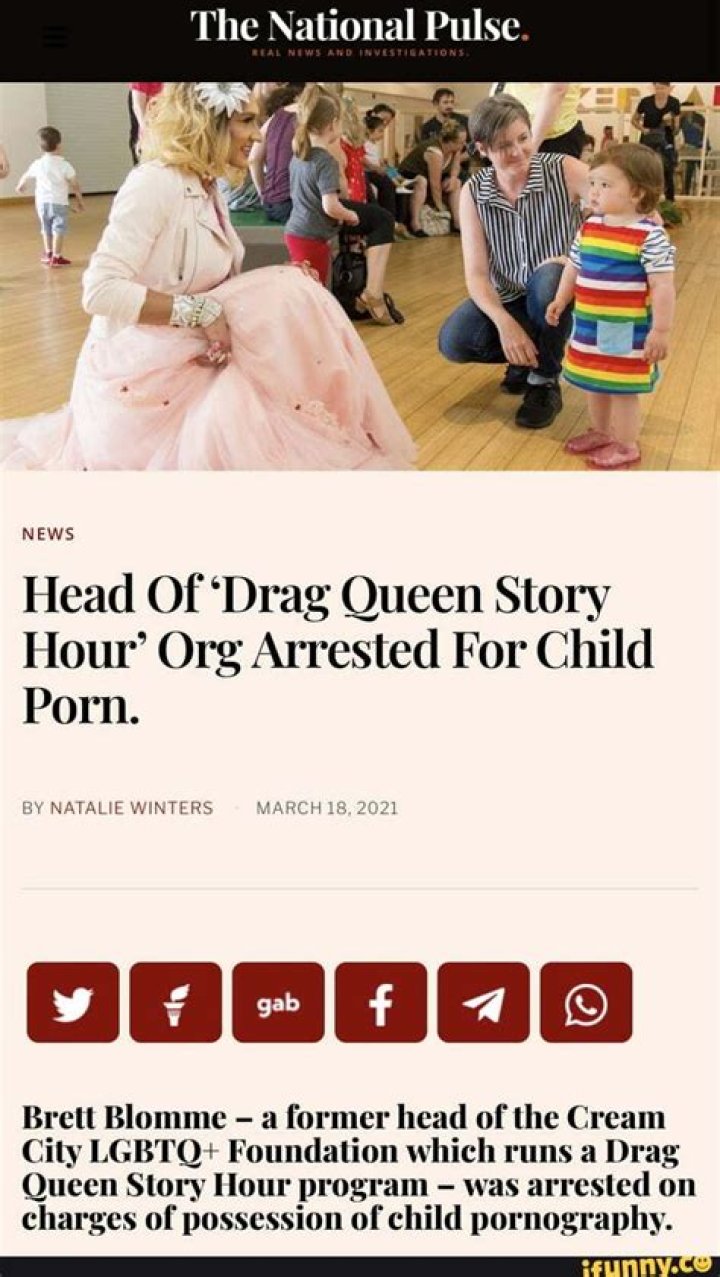 
Is The Head Of Drag Queen Story Hour Org Brett Blomme Arrested? Wiki Bio 