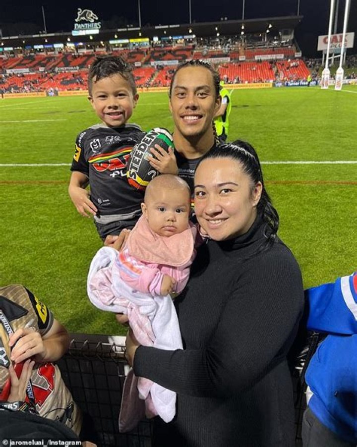 
Jarome Luai is A Family Man, Meet His Wife Bailey Toleafoa And Son Akira Luai On Instagram 