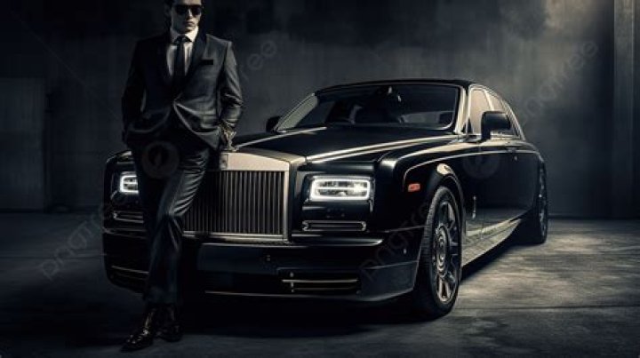 Man in Rolls Royce