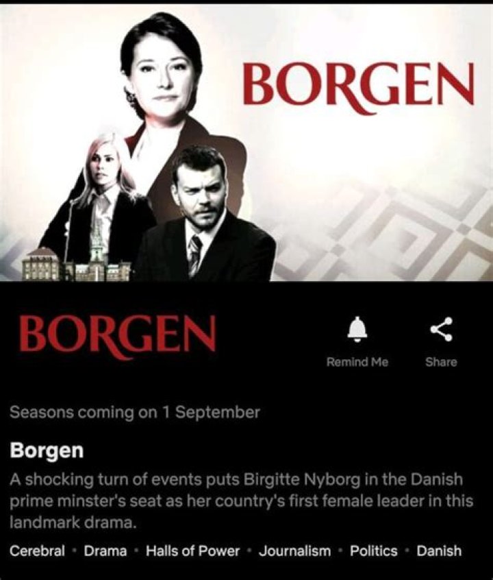 Seasons 1-3 of ‘Borgen’ Coming to Netflix in June 2020