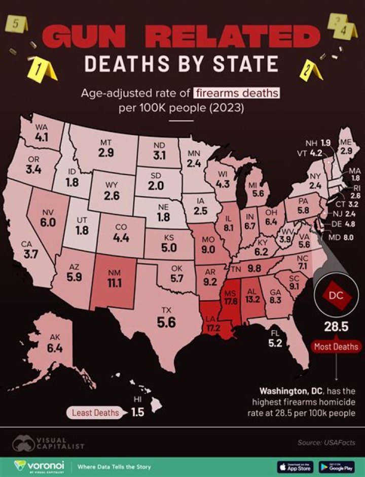 
United States Sees Highest Number of Gun-Related Deaths in Nearly 30 Years, New Study Finds 