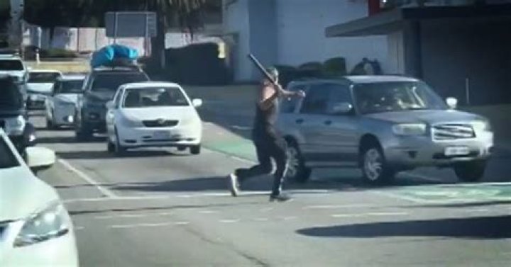 
WATCH: Video shows pipe-wielding man smashing cars in California road rage incident 