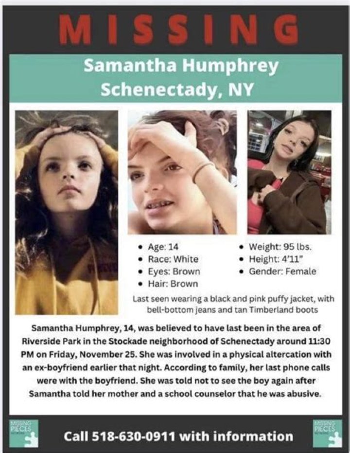 What happened to Samantha Humphrey? Body found in Mohawk river amid search for missing 14-year-old