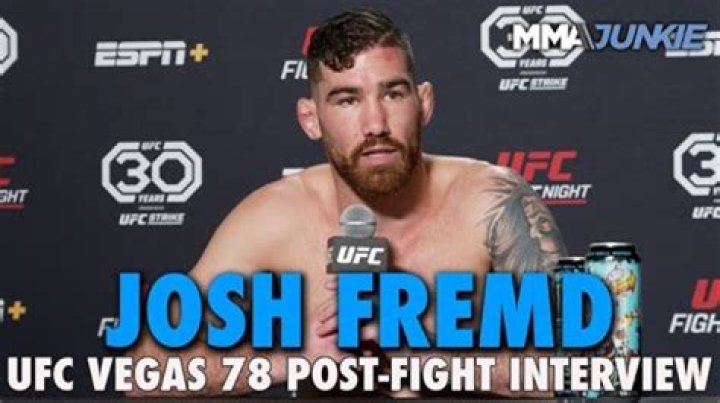 What Is The Age Of Josh Fremd? Meet The UFC Fighter On Instagram