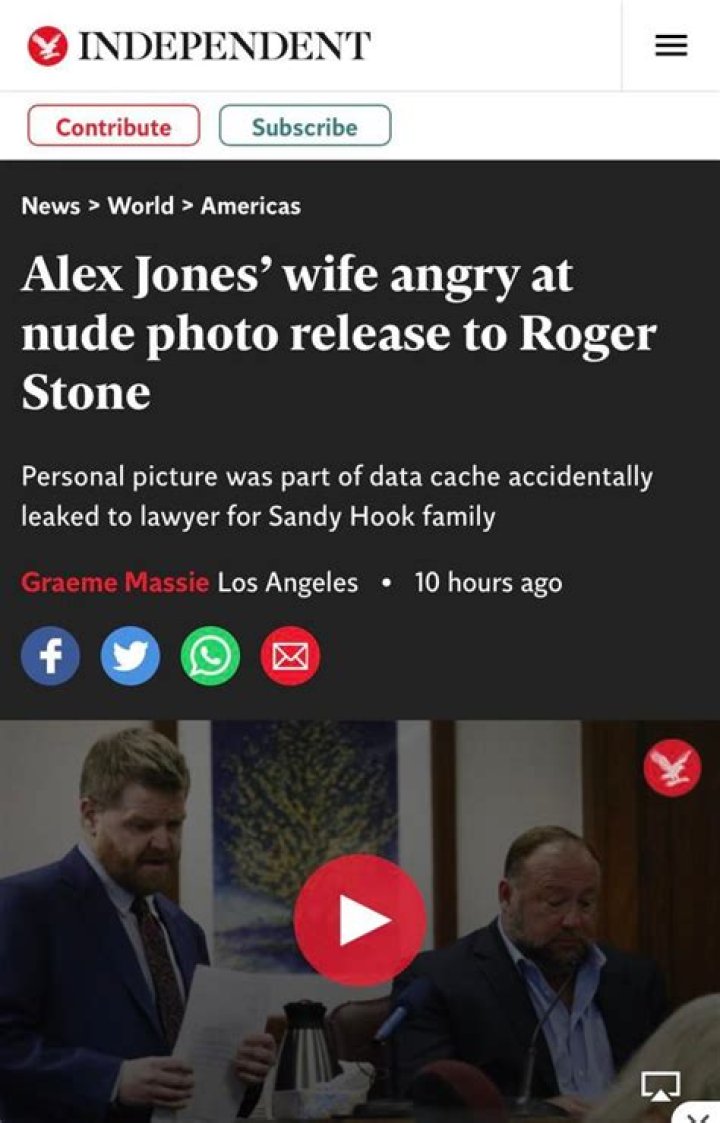 Who Is Carmine Sabia On Twitter? Fact Check On Alex Jones Wife Photos To Roger Stone