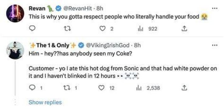 
Why was Jeffrey David Salazar arrested? Sonic employee arrested after a customer found a bag of cocaine in hotdog 