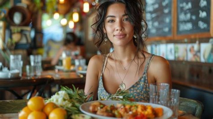 Woman in Restaurant