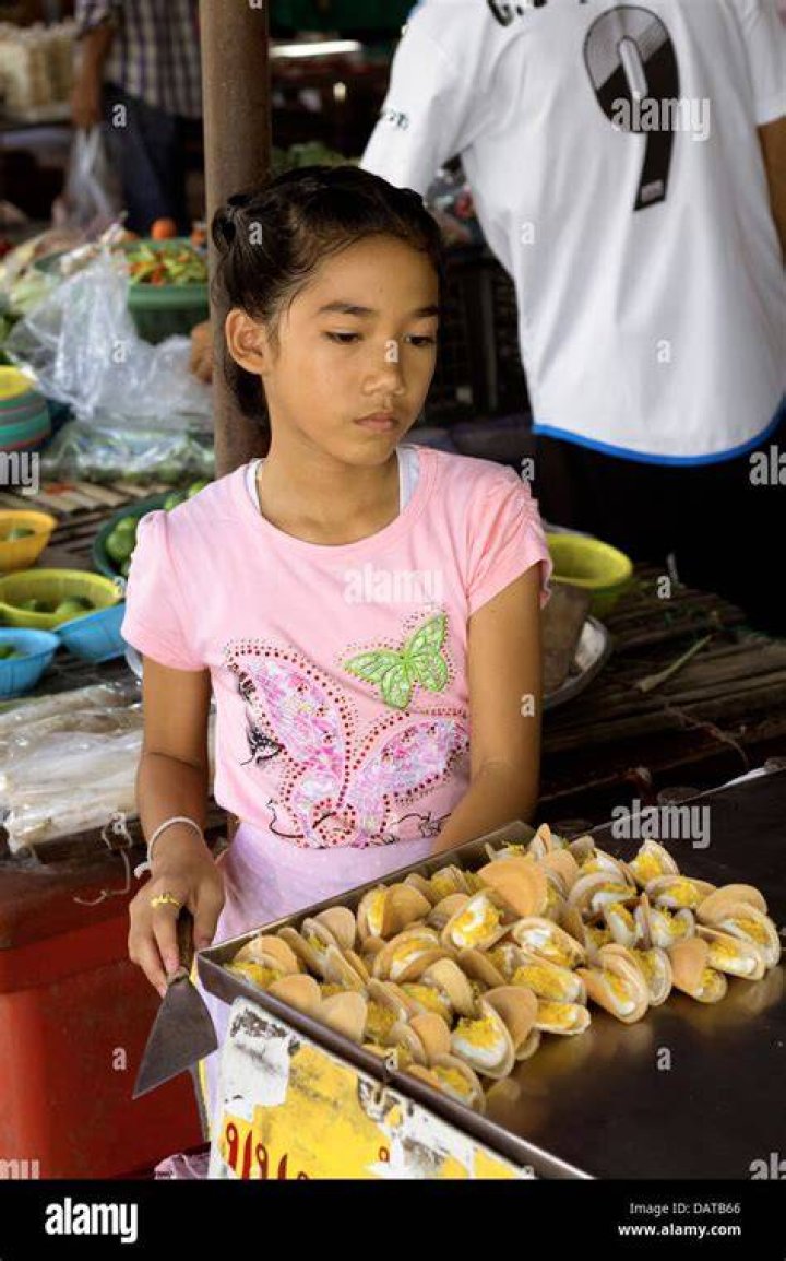 Young Girl in Market